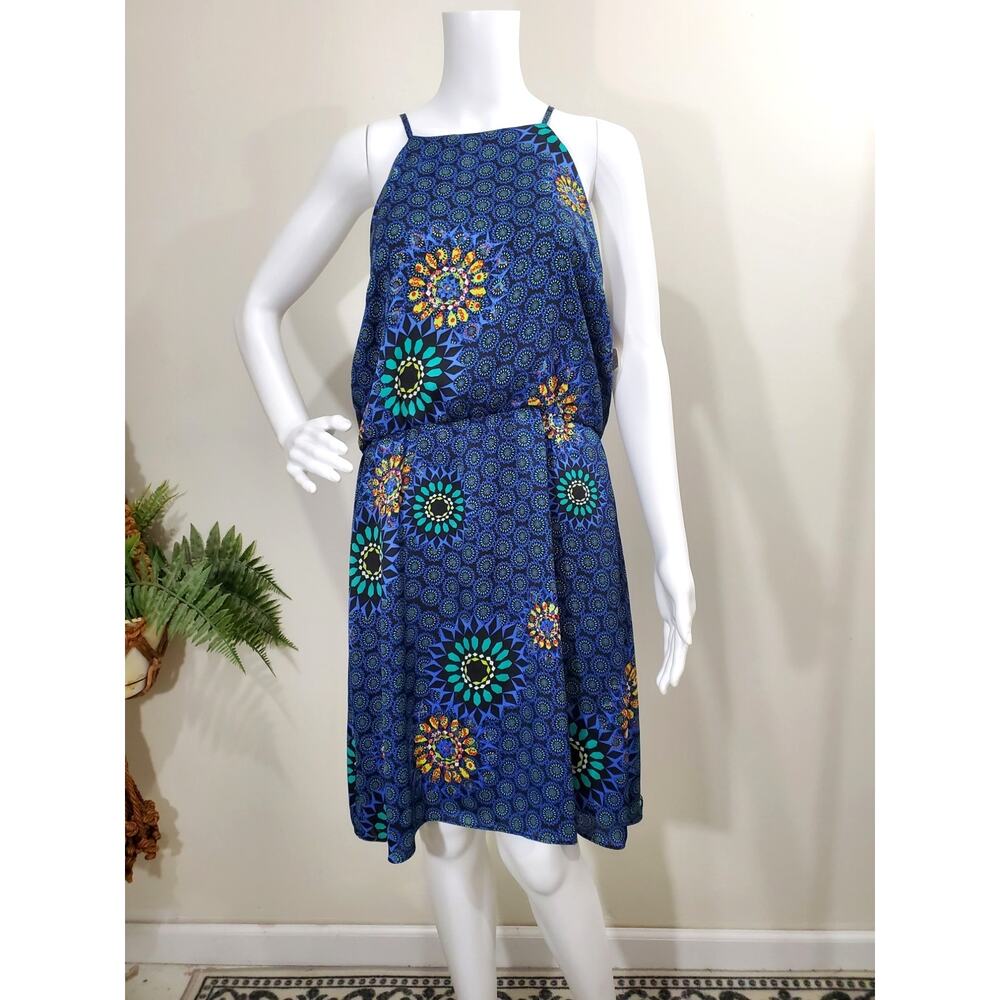 Laundry by Design Women's Halter Neck Sleeveless Elastic Waist Dress Size 10